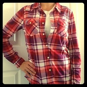Passport Flannel Snap Button